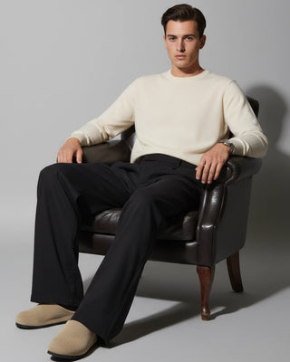 Pantalon noir coupe droite