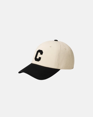 Casquette beige brodée Cervane