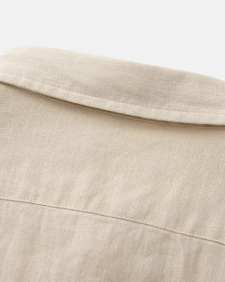 Chemise à manches longues en lin