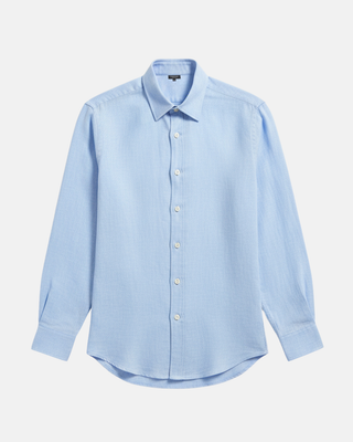 Chemise à manches longues en lin