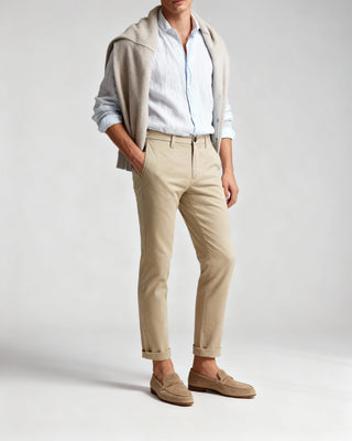 Chino coupe fuselée homme CERVANE - Vue complète silhouette affinée