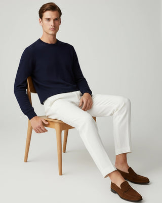 Patalon en lin blanc