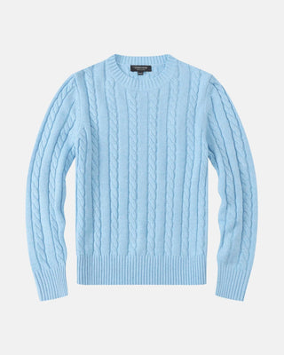 Pull en  coton homme maille torsadée - Détail texture